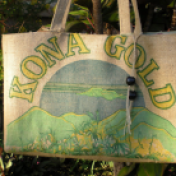 Kona Gold Handmade Coffee Burlap Bag