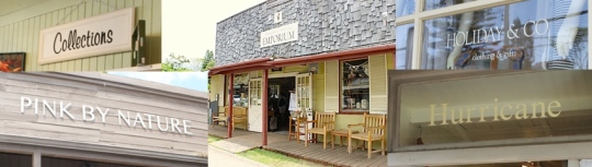 Makawao Boutique Storefront Signs
