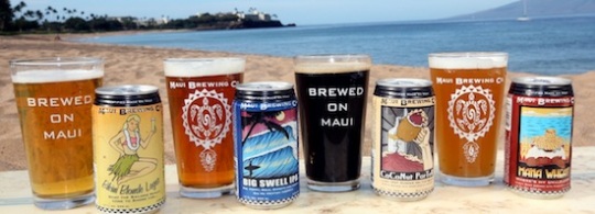 maui beer cans beach 