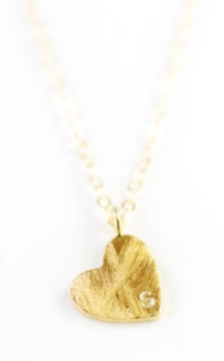 Kealoha Jewelry's Kuuipo Gold Heart with Initial