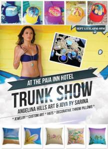angelina hills trunk show paia 