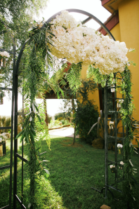 Metal Arch Maui Wedding Floral Design