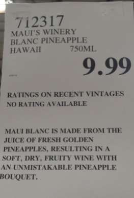 maui pineapple wine price costco buy